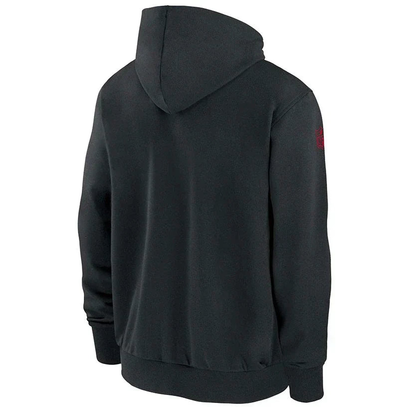 San Francisco 49ers Grey Sideline Full-Zip Hoodie (Recreated Edition)