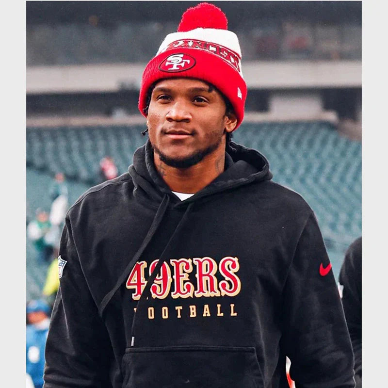 San Francisco 49ers Black Pullover Hoodie (Recreated Edition)
