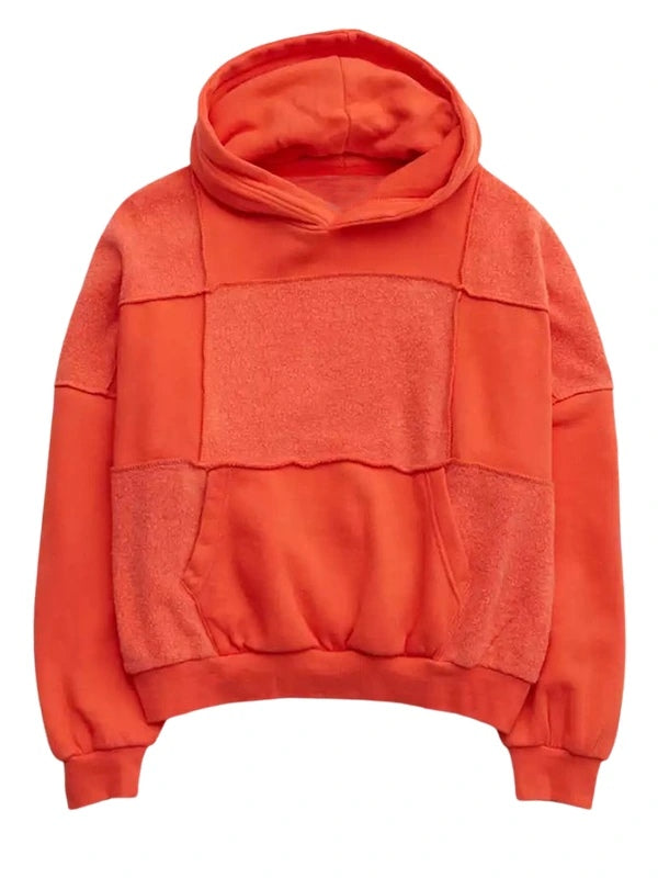 Aerie Sherpa Patchwork Hoodie Recreated Edition
