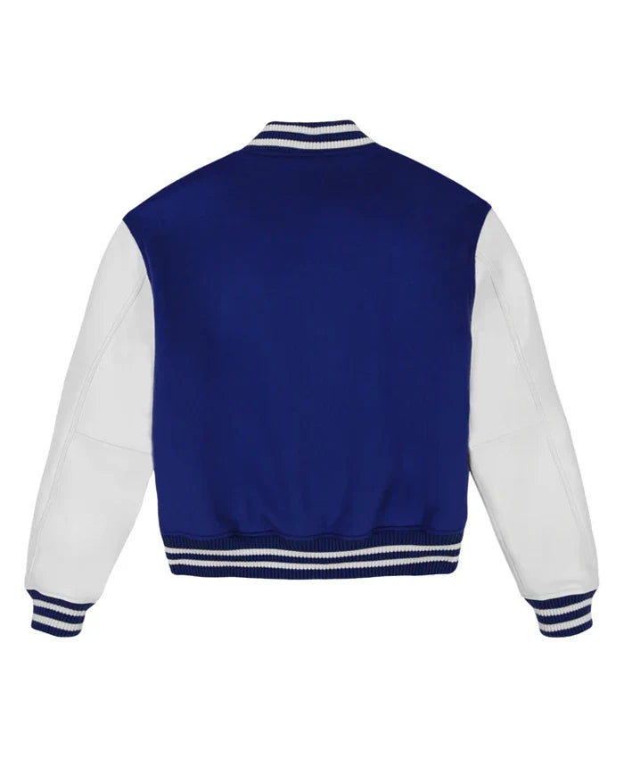 Blue And White Men’s Varsity Jacket
