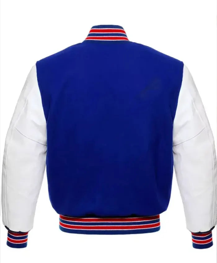 Red White And Blue Letterman Jacket