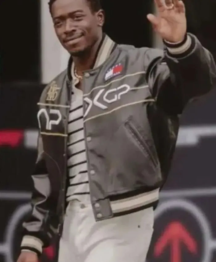 F1 Movie Damson Idris APXGP Varsity Jacket