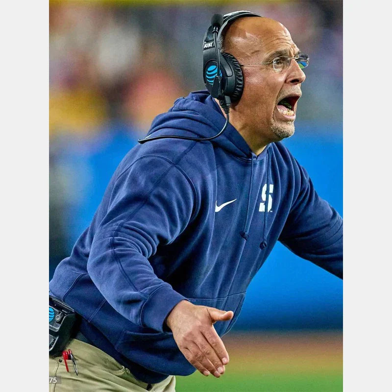 James Franklin Penn State Hoodie Recreated Edition