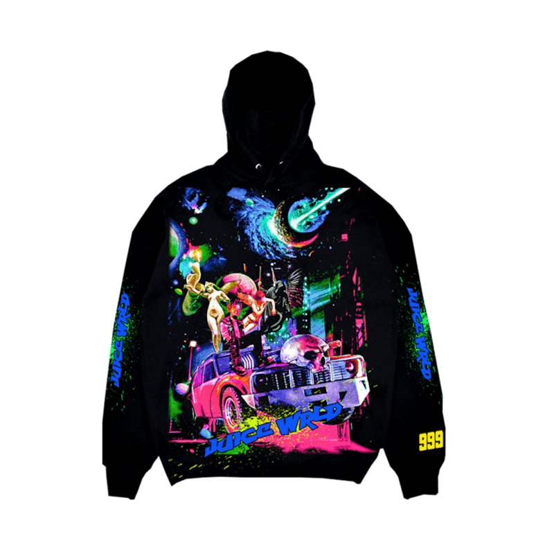 Vlone x Juice WRLD Fighting Demons White Hoodie (Recreated Edition)