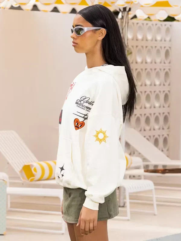 Loiter Patchwork Hoodie Hennything is Possible Hoodie Recreated Edition