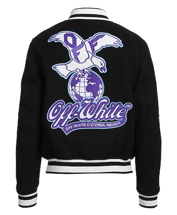 OFF-White Eagle Varsity Jacket