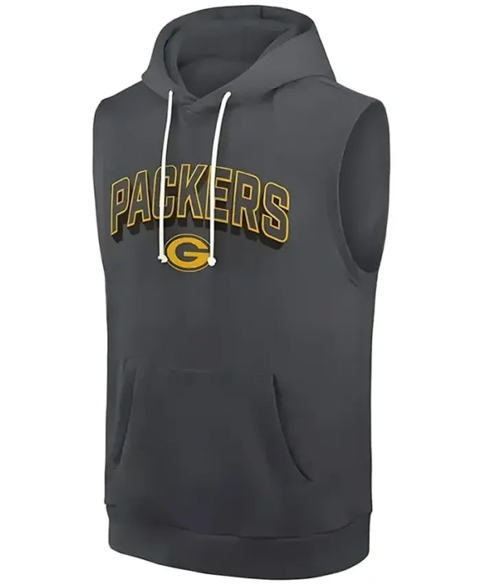 Packers Matt Lafleur Grey Fleece Hoodie