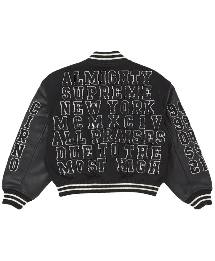 Supreme Praises Varsity Jacket