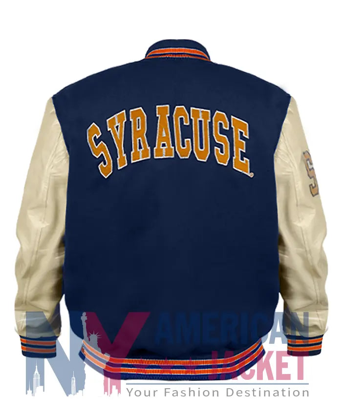 Syracuse S Letterman Varsity Jacket