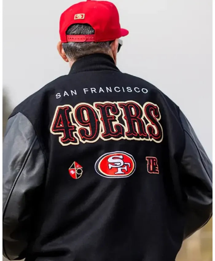 TRUE x Nike x San Francisco 49ers Destroyer Varsity Jacket