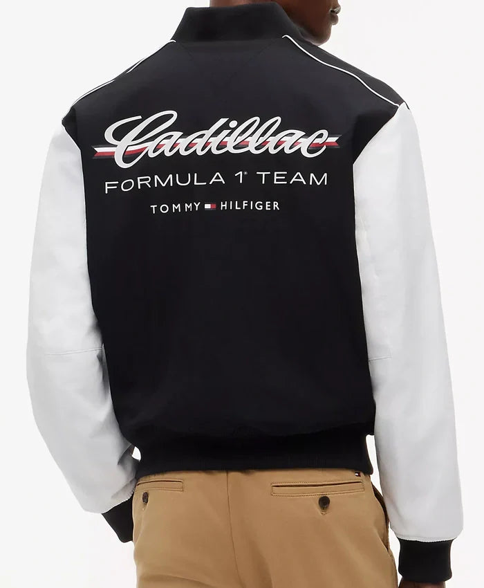 Tommy x Cadillac F1 Team Varsity Bomber Jacket