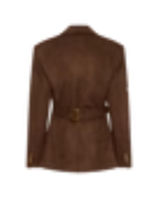 WWE Pay‑Per‑View 2025 Cathy Kelley Brown Suede Blazer — Product Description