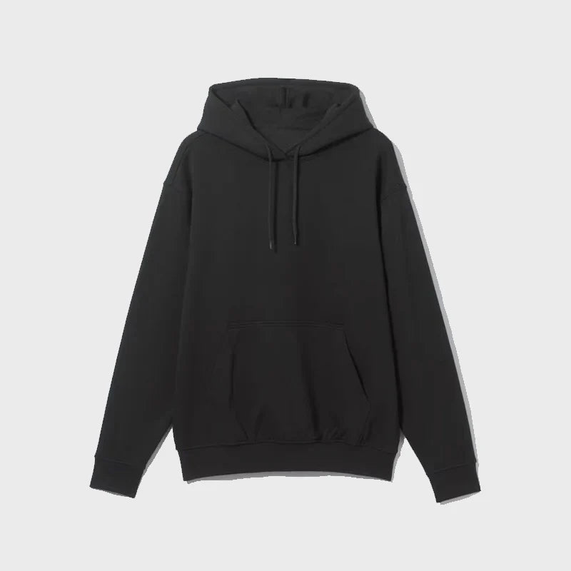 Weekday Oversized Black Pullover Hoodie (Recreated Edition)