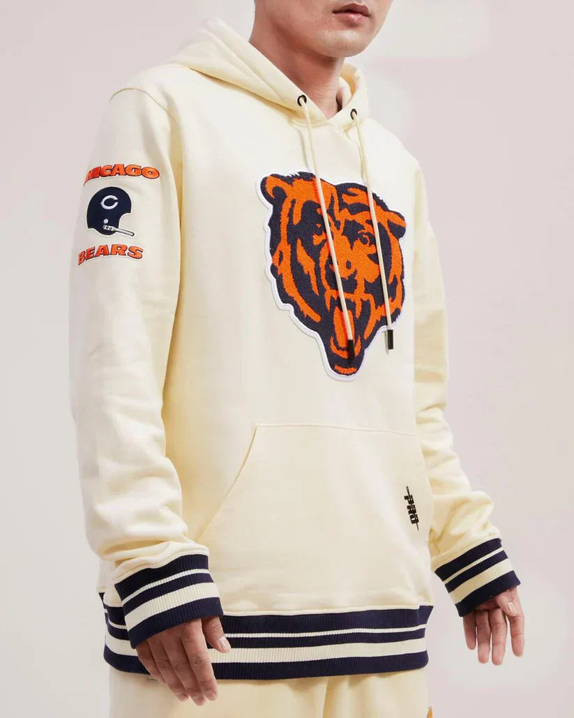 Chicago Bears Pro Standard Cream Neutral Hoodie – Classic Comfort Meets NFL Style Recreated Edition