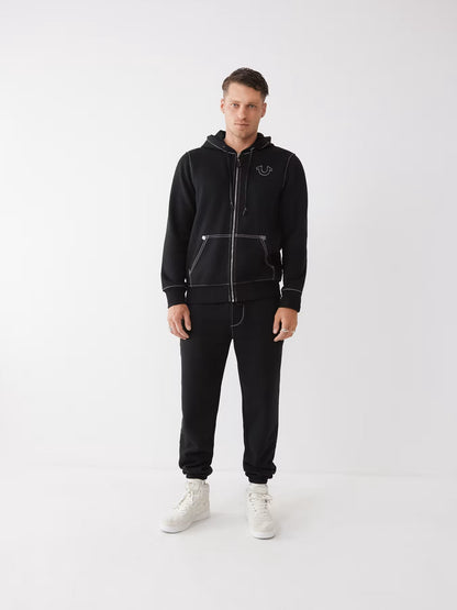 True Religion Big-T Full-Zip Hoodie – Recreated Edition