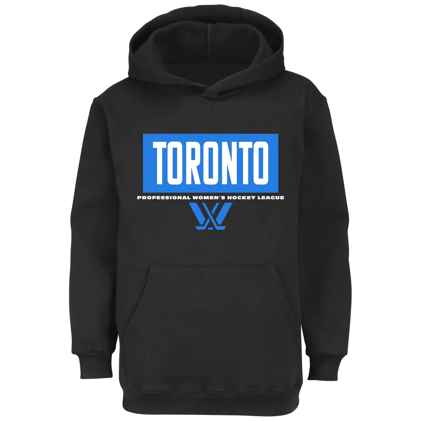 Toronto PWHL Black Pullover Hoodie (Recreated Edition)