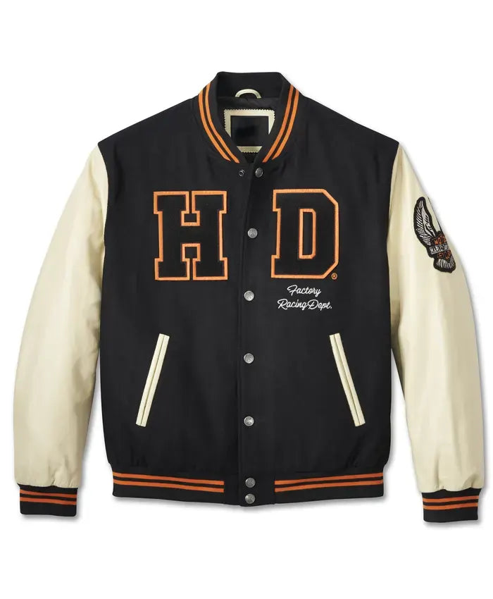 120th Anniversary Harley Davidson Varsity Jacket