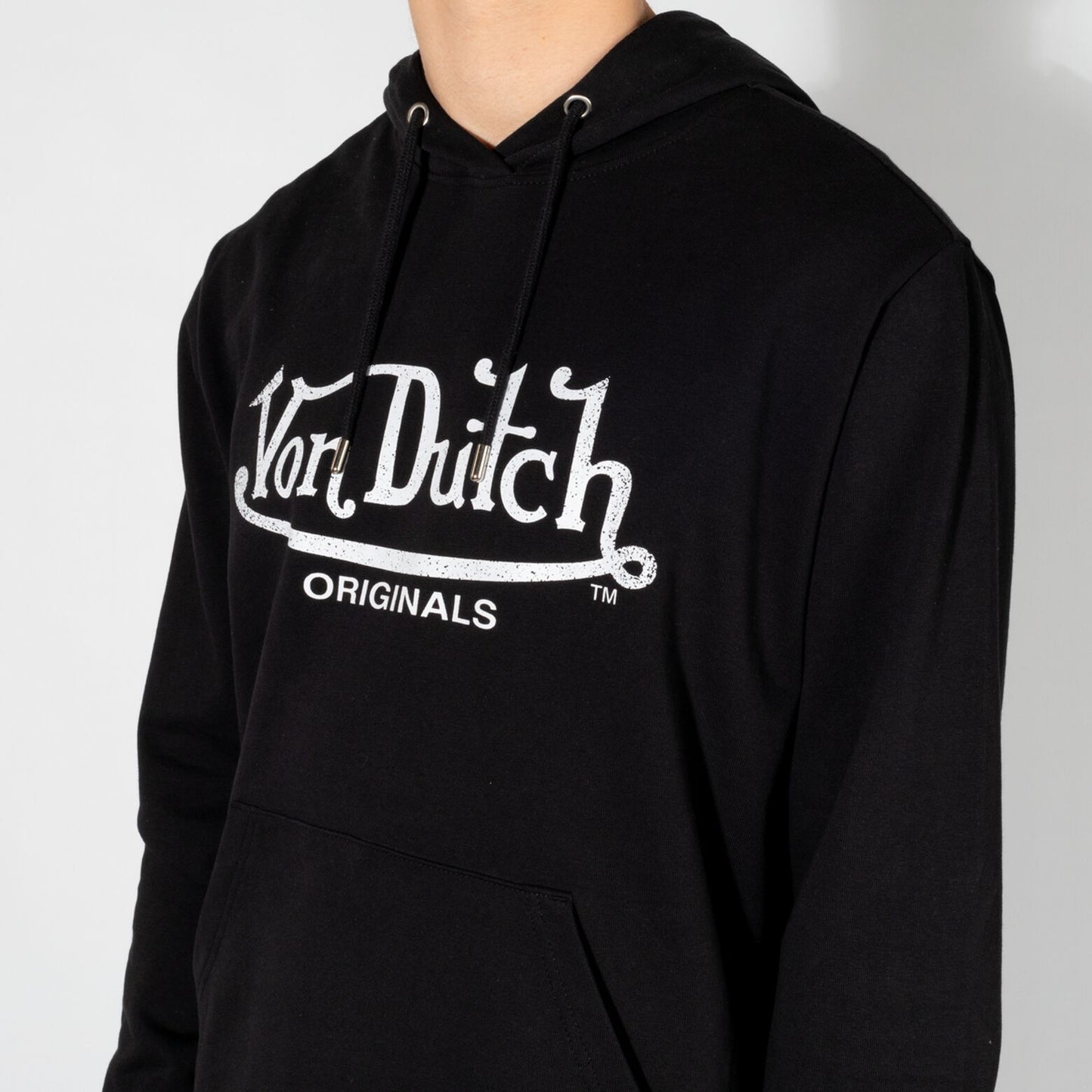 Von Dutch Originals Black Pullover Hoodie (Recreated Edition)