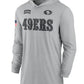 2024 San Francisco 49ers Salute to Service Long Sleeve Hooded T-Shirt