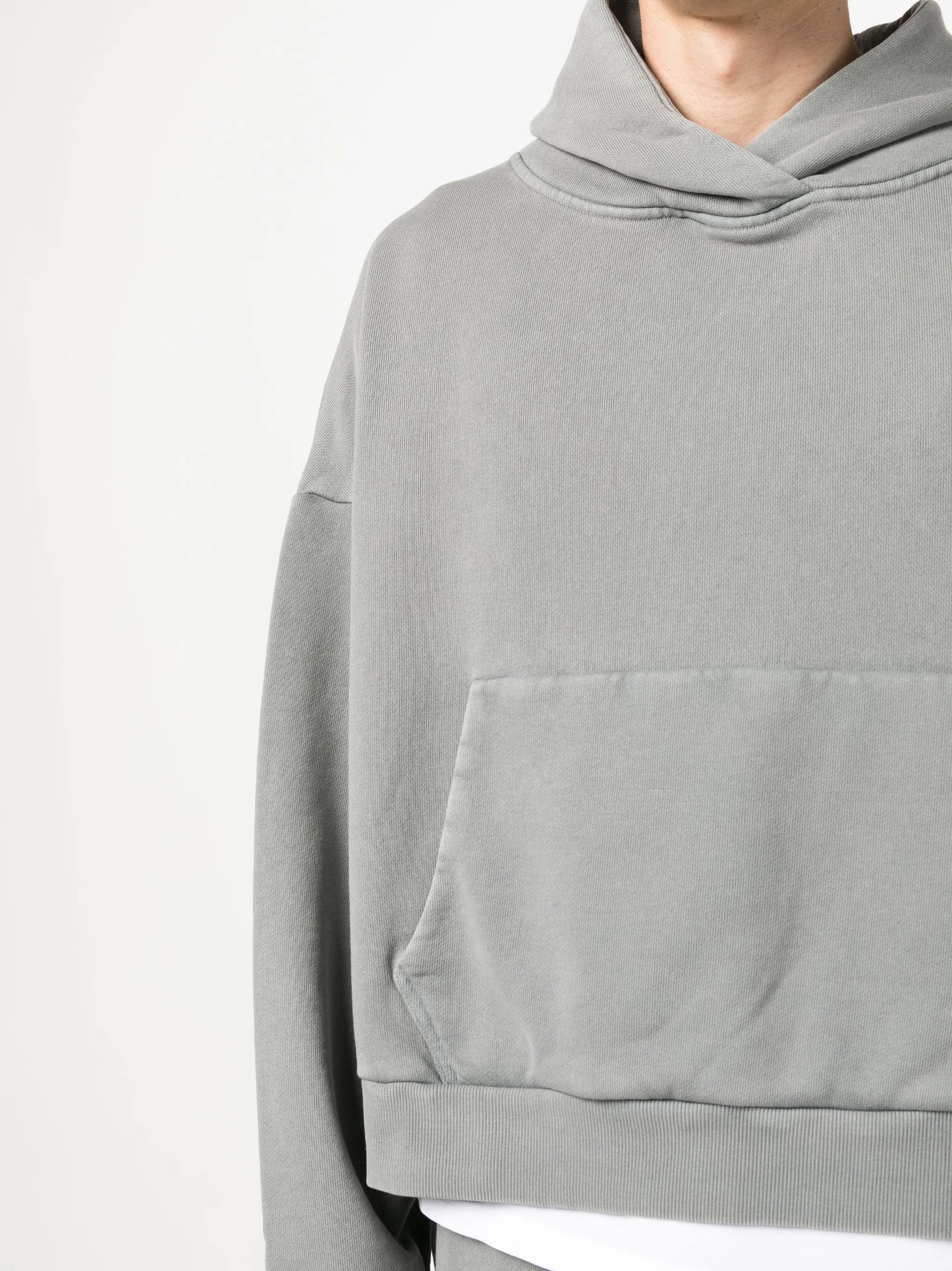 Entire Studios Grey Washed Hoodie Recreated Edition