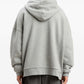 Palm Angels College Logo Oversized Hoodie – Grey Recreated Edition