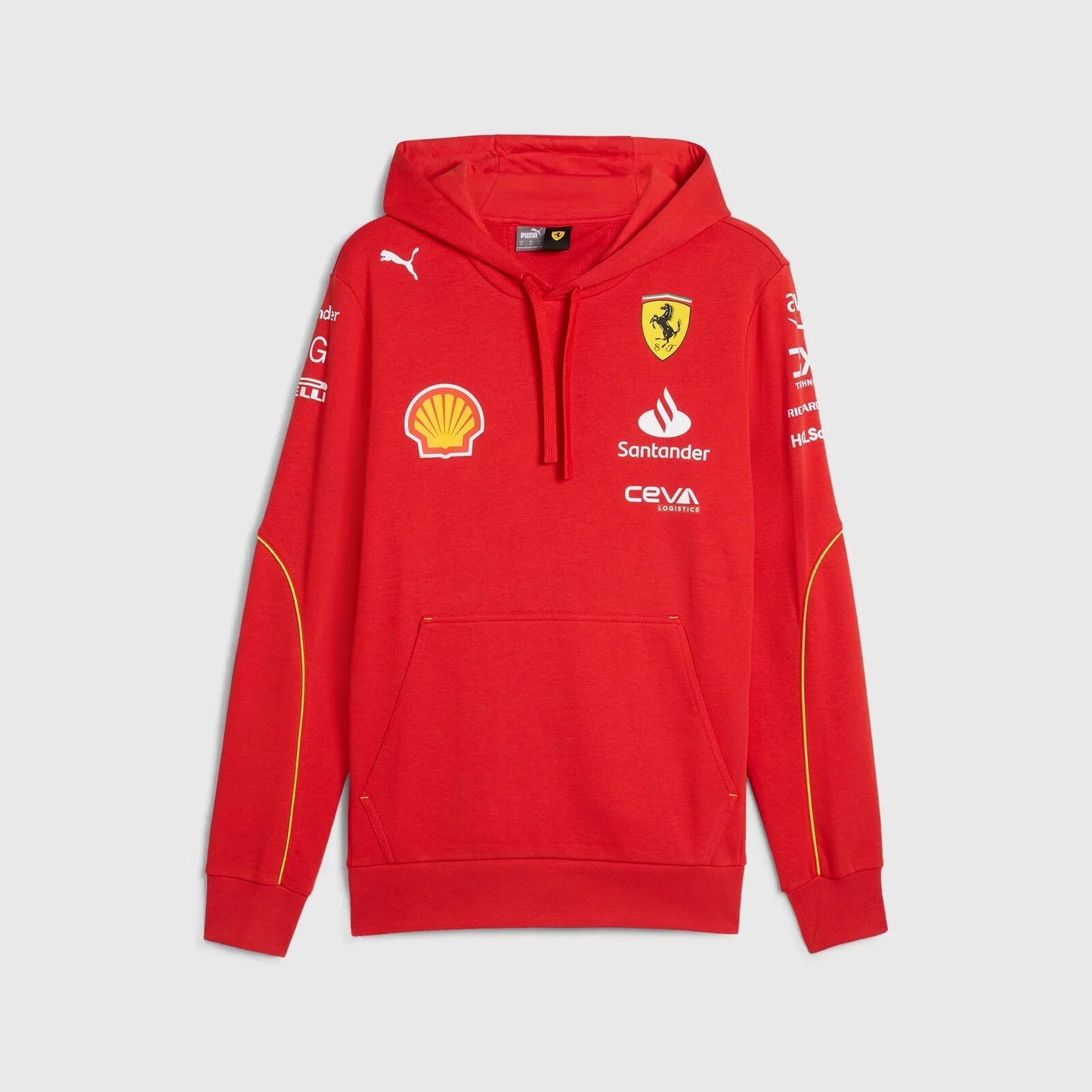 Scuderia Ferrari Hoodie – Red Fleece Pullover (Recreated Edition)