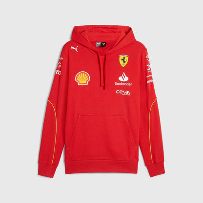 Scuderia Ferrari Hoodie – Red Fleece Pullover (Recreated Edition)