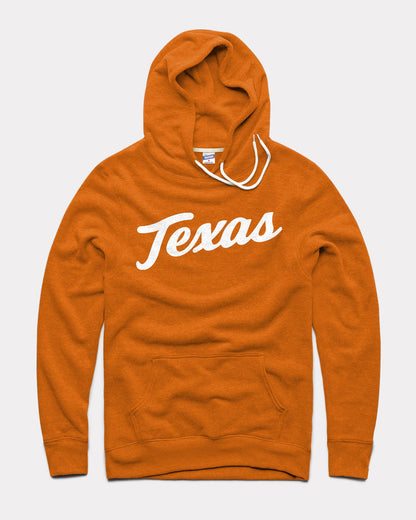 Texas Longhorns White Logo Pullover Hoodie (Recreated Edition)