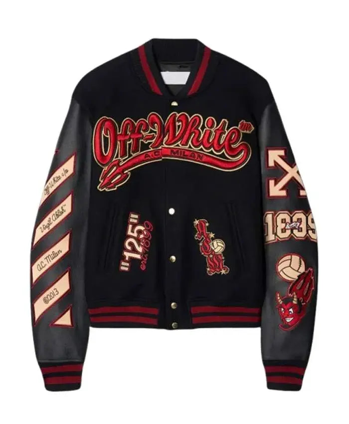 AC Milan x Off-White Varsity Jacket