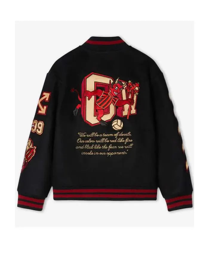 AC Milan x Off-White Varsity Jacket