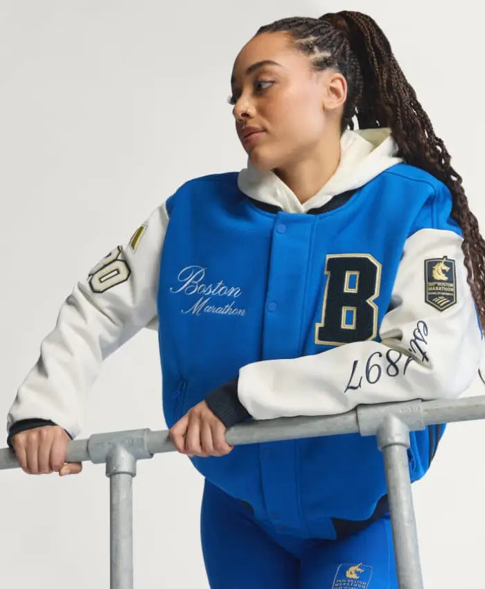 Adidas Boston Marathon 26 Varsity Jacket