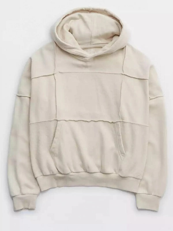 Aerie Sherpa Patchwork Hoodie Recreated Edition