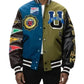 All Star Matcha Olive Letterman Varsity Jacket
