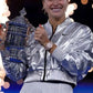 Aryna Sabalenka 2025 US Open Crop Silver Jacket