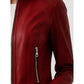Ava Leather Red Jacket - Women Leather Jacket Red