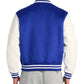 Blue And White Men’s Varsity Jacket