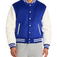 Blue And White Men’s Varsity Jacket