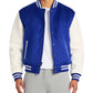 Blue And White Men’s Varsity Jacket