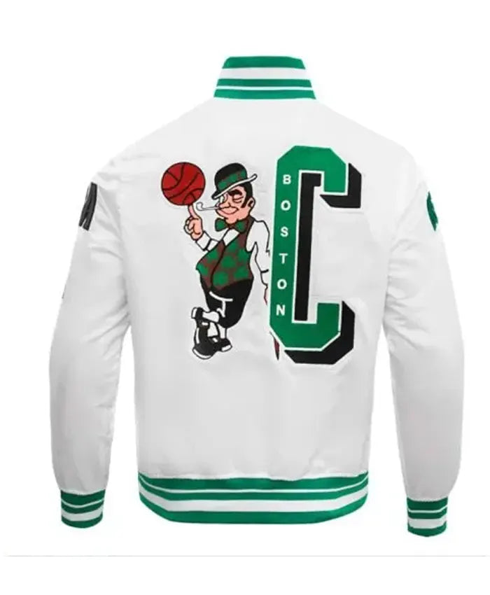 Boston Celtics Mashup Classic Satin Jacket
