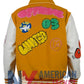 Boxy Fit Graffiti Varsity Jacket