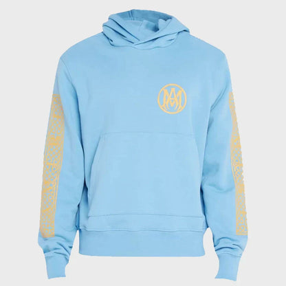 Brayden Weston Amiri Blue Pullover Hoodie – Power Book II Ghost S04 (Recreated Edition)