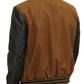Brown And Black Varsity Jacket