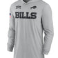 2024 Buffalo Bills Salute to Service Long Sleeve Hooded T-Shirt
