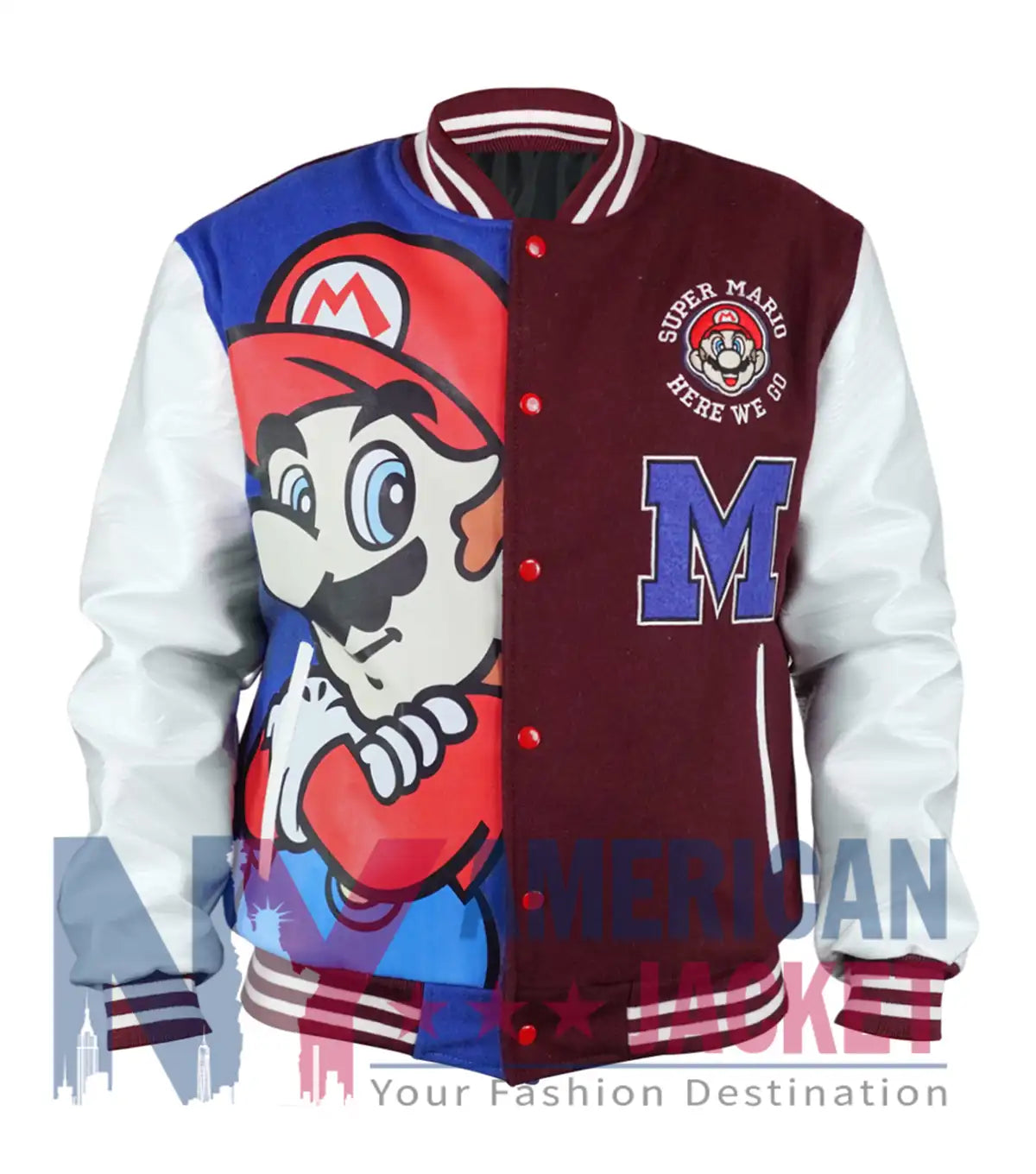 Super Mario Varsity Jacket
