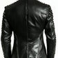 Carter Black Leather Blazer – Leather Blazer for Men Black