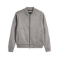 Casual Men’s Suede Grey Bomber Jacket