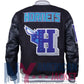 Charlotte Hornets Black Wool Varsity Jacket