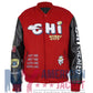 Chi Created Red Varsity Jacket