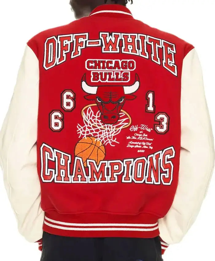 Chicago Bulls x Off-White Varsity Jacket