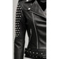 Cressida Black Leather Biker Jacket – Women’s Leather Jacket